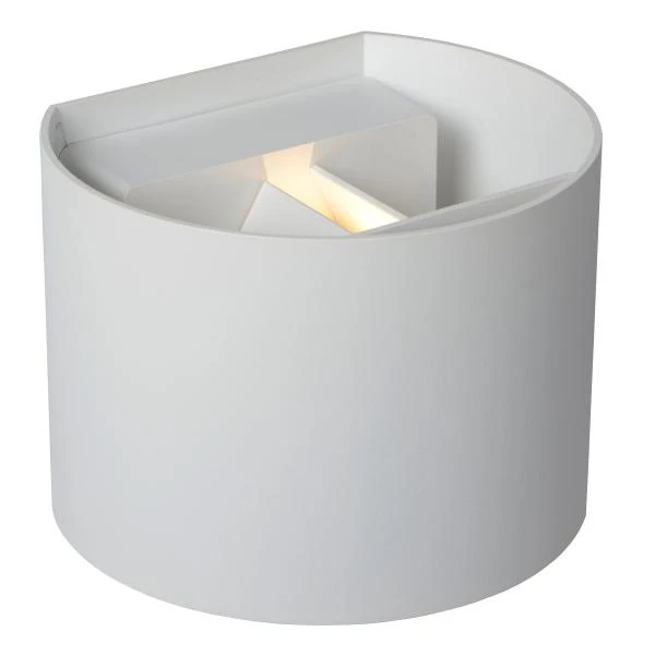 Lucide AXI - Foco de pared / Lámpara de pared Baño - LED - 2x3,5W 2700K - IP54 - Ángulo de haz ajustable - Blanco - detalle 2
